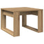 sidebord 50x50x35 cm konstrueret træ kunsteg