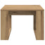 sidebord 50x50x35 cm konstrueret træ kunsteg