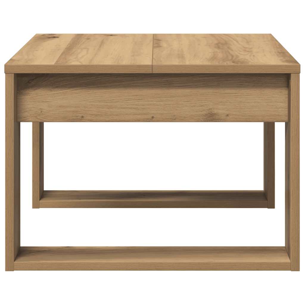 sidebord 50x50x35 cm konstrueret træ kunsteg
