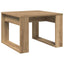 sidebord 50x50x35 cm konstrueret træ kunsteg