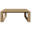 sofabord 100x100x35 cm konstrueret træ kunsteg