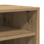 skoskab 60x35x92 cm konstrueret træ kunsteg