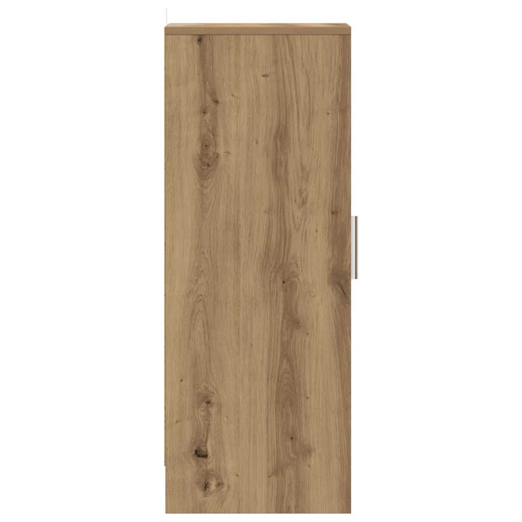 skoskab 32x35x92 cm konstrueret træ antikt træ