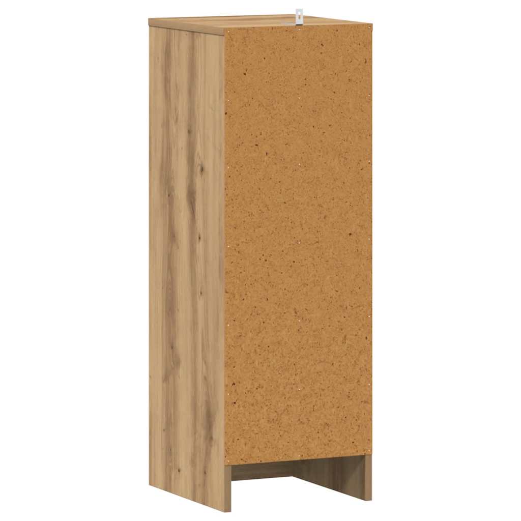 skoskab 32x35x92 cm konstrueret træ antikt træ