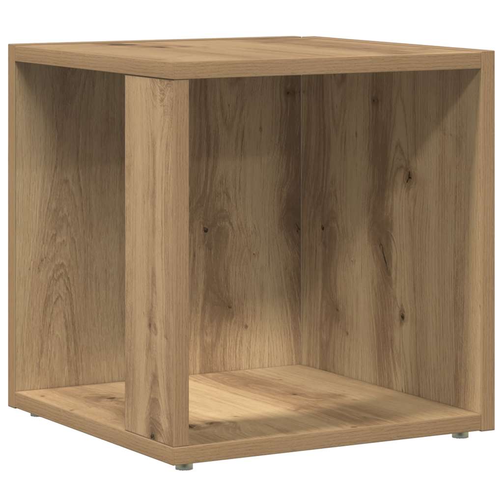sidebord 33x33x34 cm konstrueret træ kunsteg