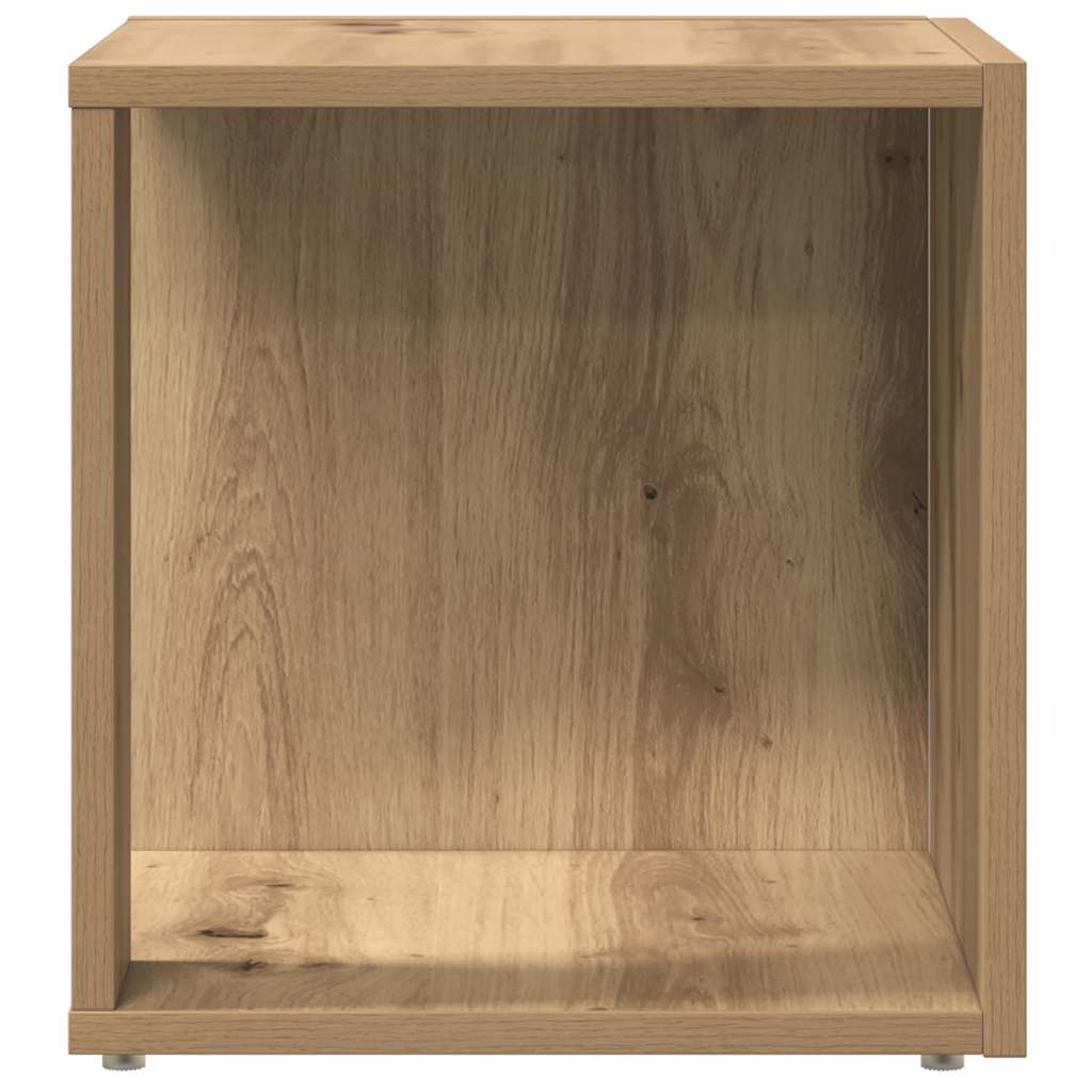 sidebord 33x33x34 cm konstrueret træ kunsteg