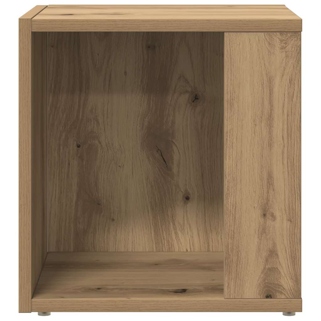 sidebord 33x33x34 cm konstrueret træ kunsteg