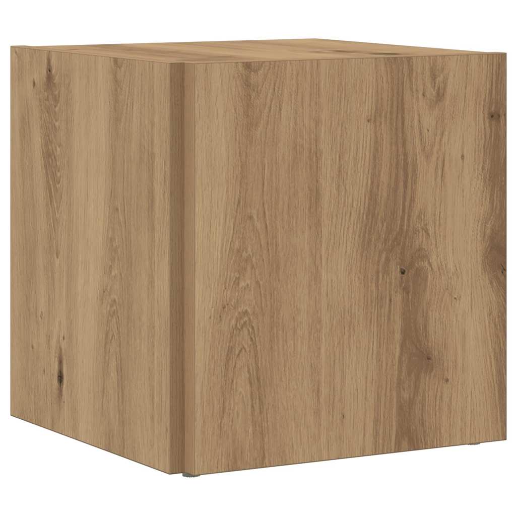 sidebord 33x33x34 cm konstrueret træ kunsteg