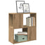 bogskab 60x24x63 cm konstrueret træ kunsteg