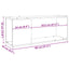 tv-bord 80x24x32 cm konstrueret træ kunsteg