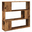 bogreol/rumdeler 100x24x94 cm antikt træ