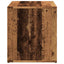 entrébænk 80x40x45 cm konstrueret træ gammelt trælook