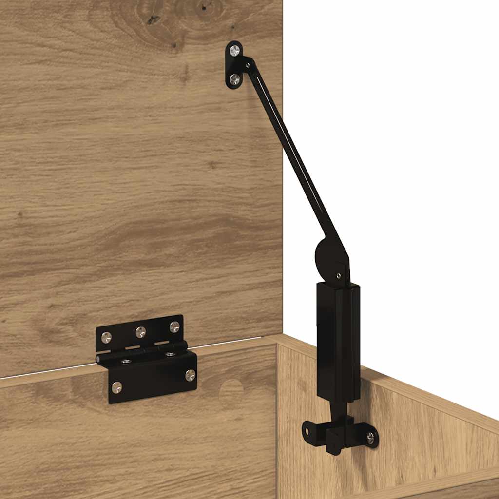 skobænk 60x30x45 cm konstrueret træ kunsteg