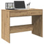 skrivebord 101x50x76,5 cm konstrueret træ kunsteg