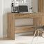 skrivebord 101x50x76,5 cm konstrueret træ kunsteg