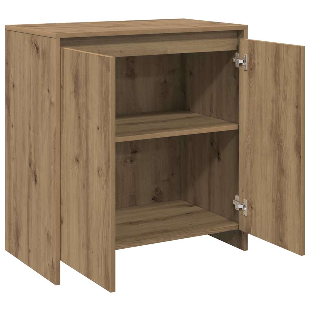 skænk 70x41x75 cm konstrueret træ kunsteg