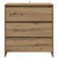 skænk 70x41x75 cm konstrueret træ kunsteg