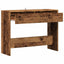 konsolbord 100x35x76,5 cm konstrueret træ antikt træ