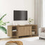 tv-bord 130x35x50 cm konstrueret træ kunsteg
