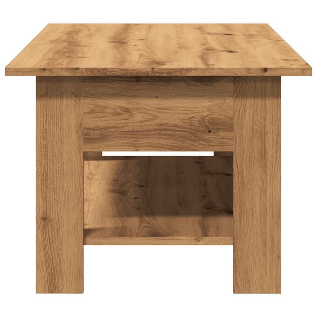 sofabord 102x55x42 cm konstrueret træ kunsteg