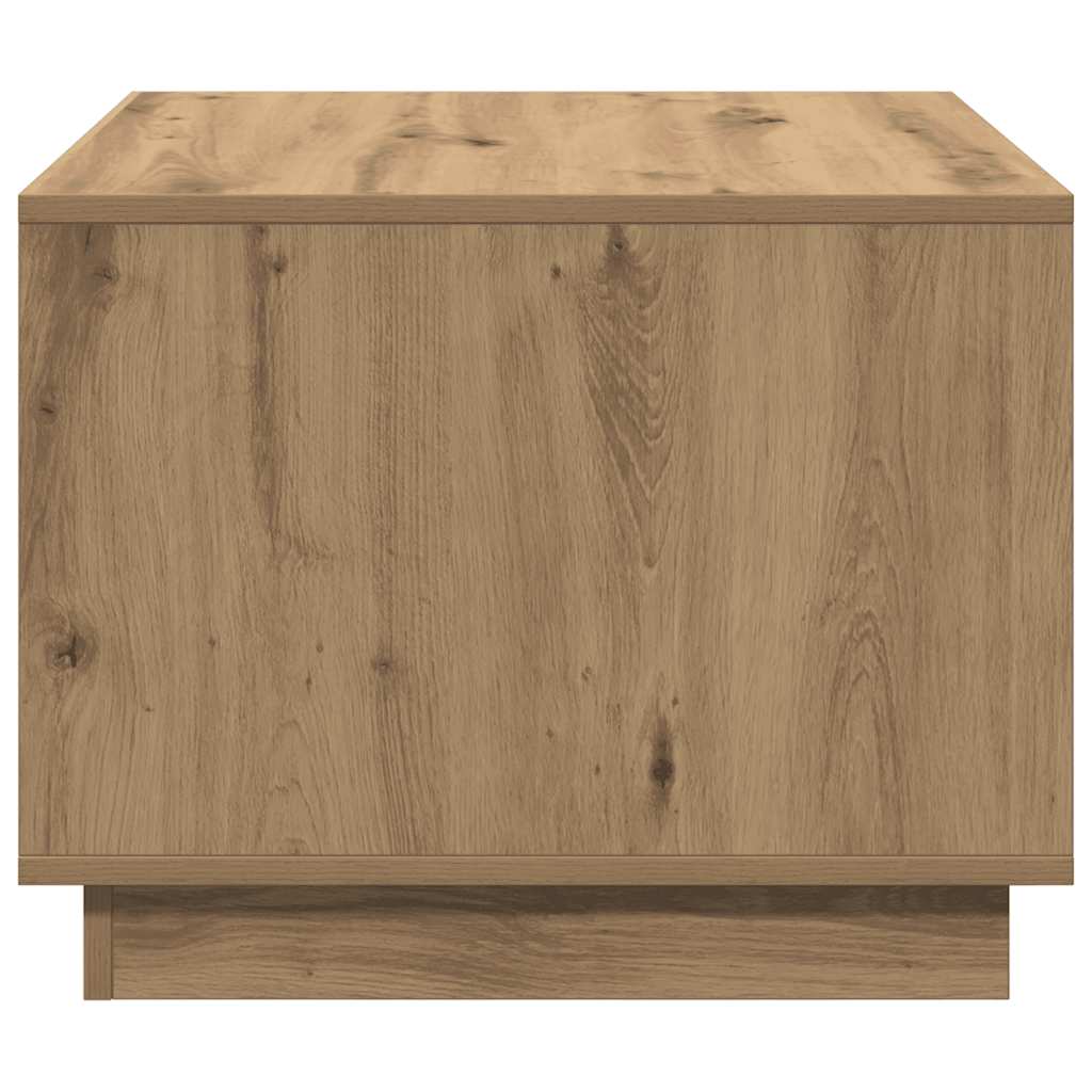 sofabord 55x55x42 cm konstrueret træ kunsteg