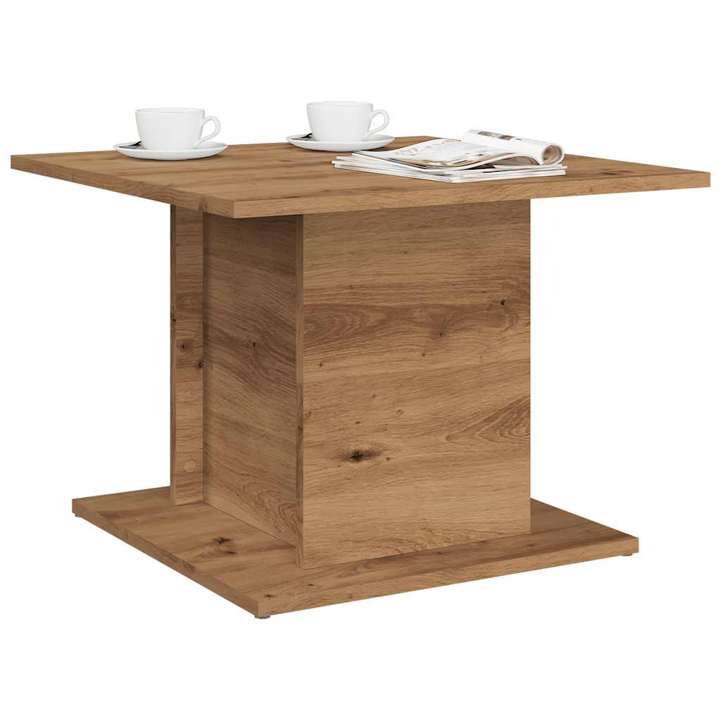 sofabord 55,5x55,5x40 cm konstrueret træ kunsteg
