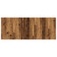 sengegærde 200x1,5x80 cm konstrueret træ antikt trælook