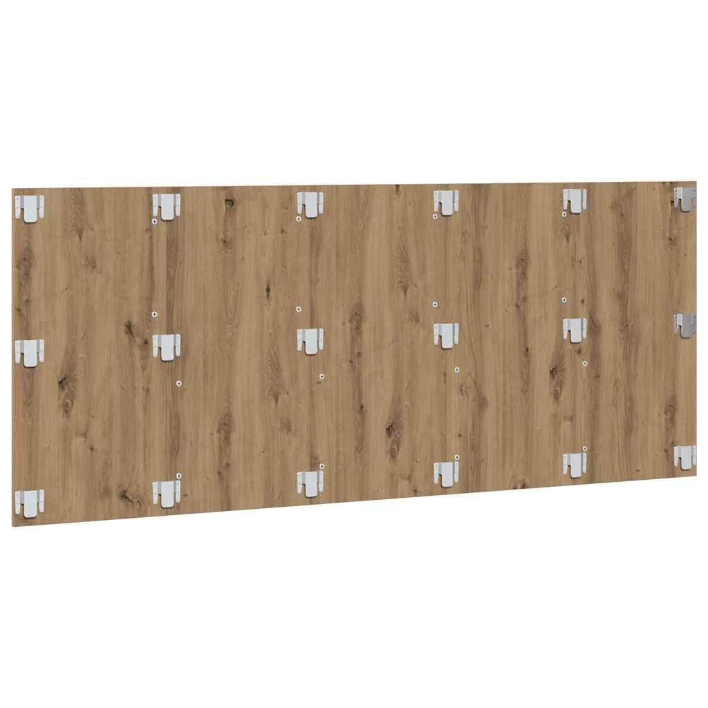 sengegærde 200x1,5x80 cm konstrueret træ kunsteg