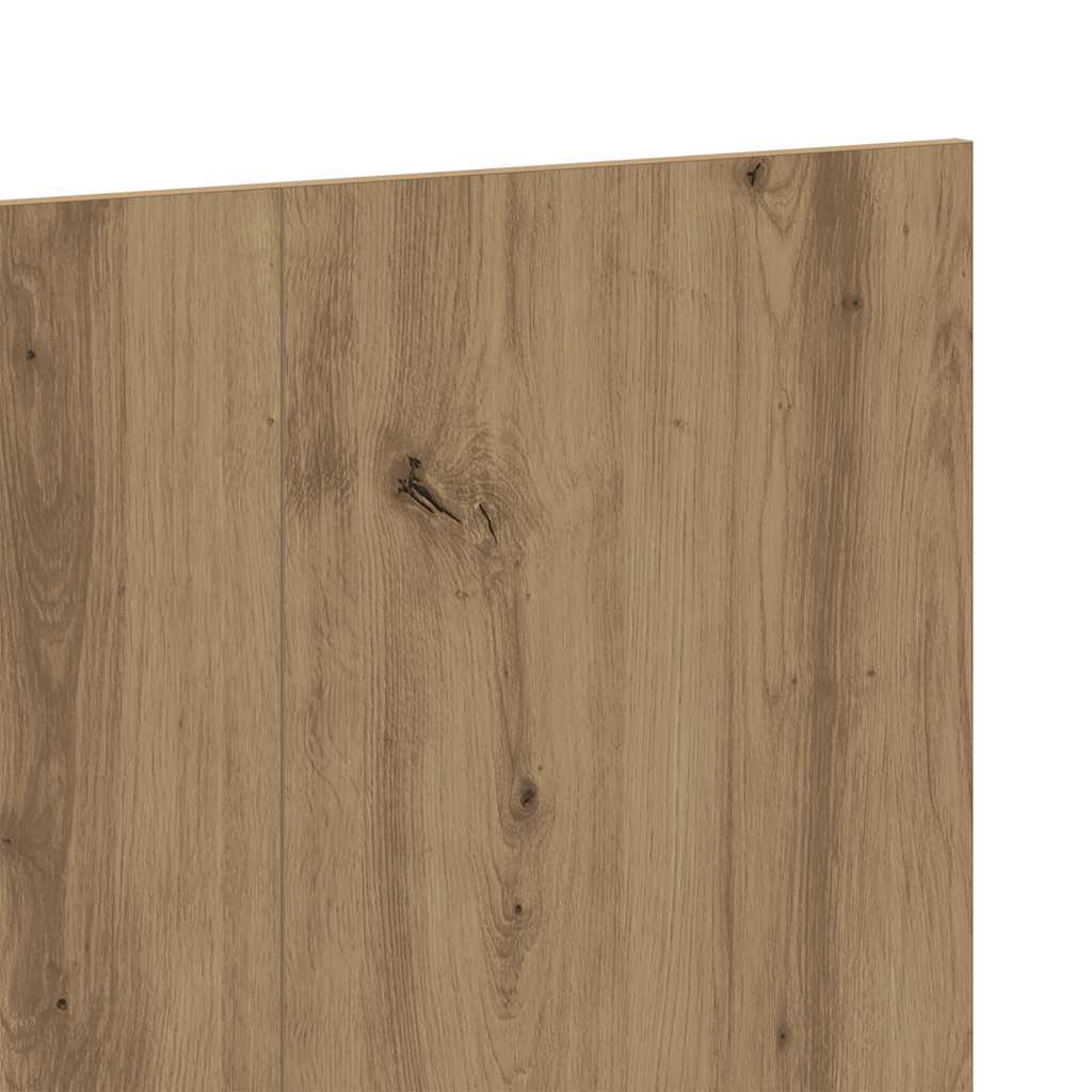 sengegærde 200x1,5x80 cm konstrueret træ kunsteg