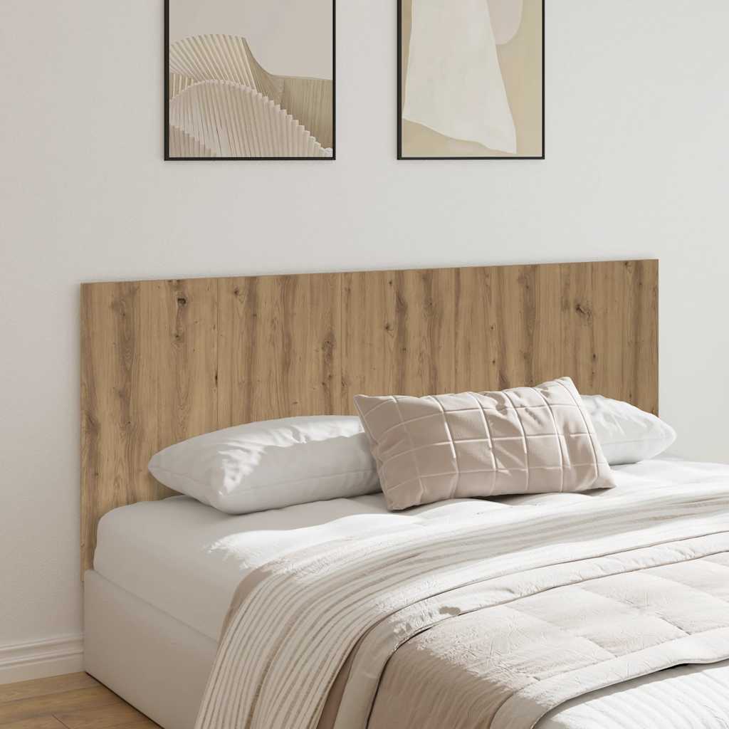 sengegærde 200x1,5x80 cm konstrueret træ kunsteg