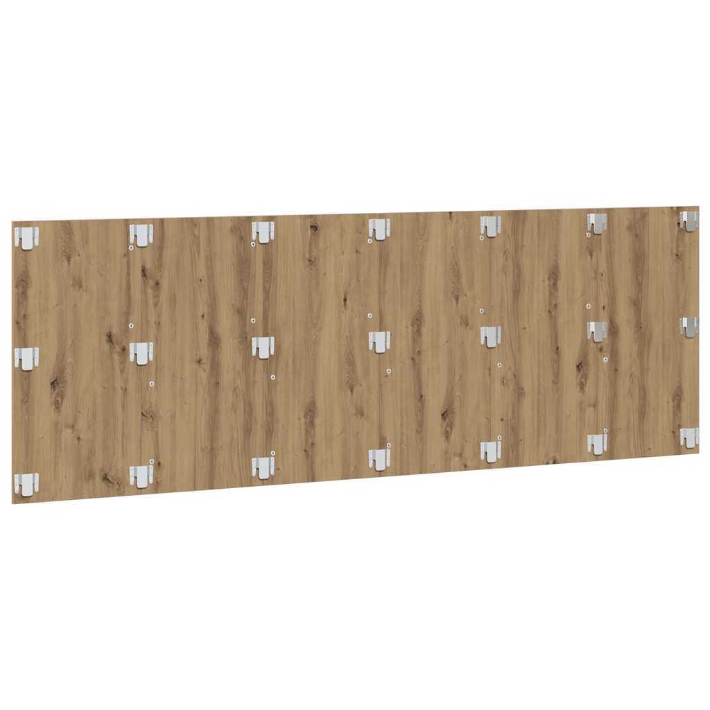 sengegærde 240x1,5x80 cm konstrueret træ kunsteg