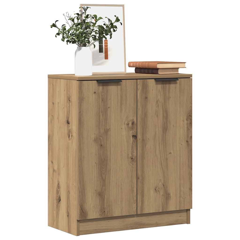 skænk 60x30x70 cm konstrueret træ kunsteg