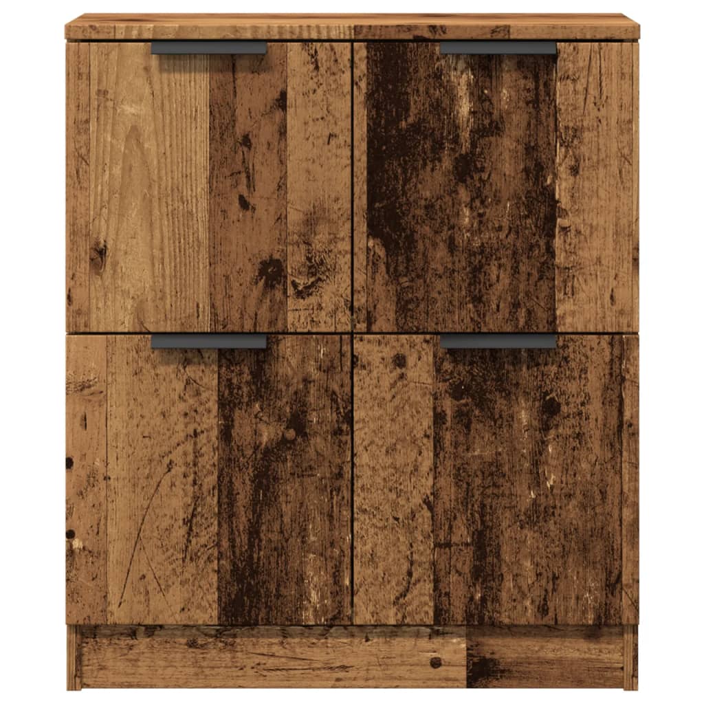 skænk 60x30x70 cm konstrueret træ antikt trælook