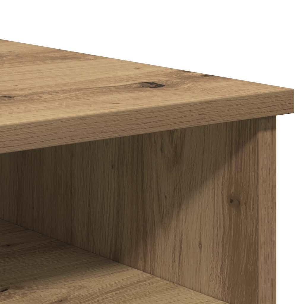 tv-bord 80x35x36,5 cm konstrueret træ kunsteg