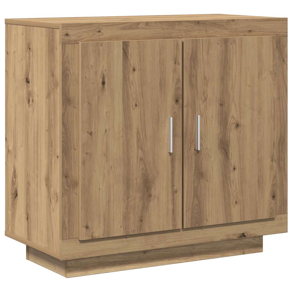 skænk 80x40x75 cm konstrueret træ kunsteg