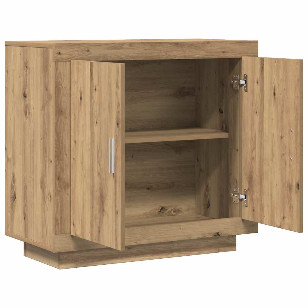 skænk 80x40x75 cm konstrueret træ kunsteg