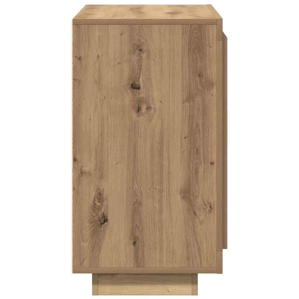 skænk 80x40x75 cm konstrueret træ kunsteg