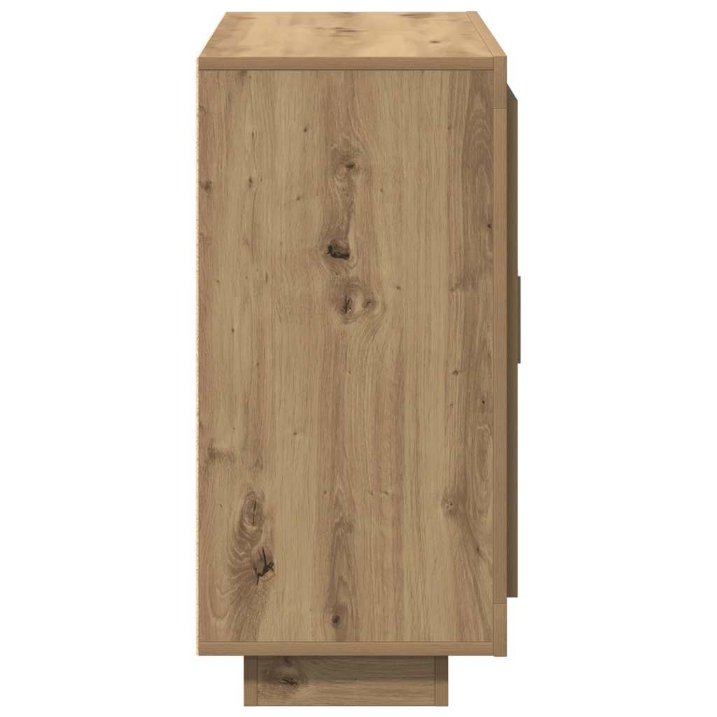 skænk 92x35x75 cm konstrueret træ artisan eg