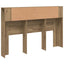 sengegavlskab håndlavet eg 160x18,5x103,5 cm konstrueret træ