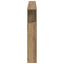 sengegavl m.opbevaring 180x18,5x102,5cm konstrueret træ kunsteg