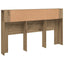 sengegavl m.opbevaring 180x18,5x102,5cm konstrueret træ kunsteg