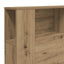 sengegavl m.opbevaring 180x18,5x102,5cm konstrueret træ kunsteg
