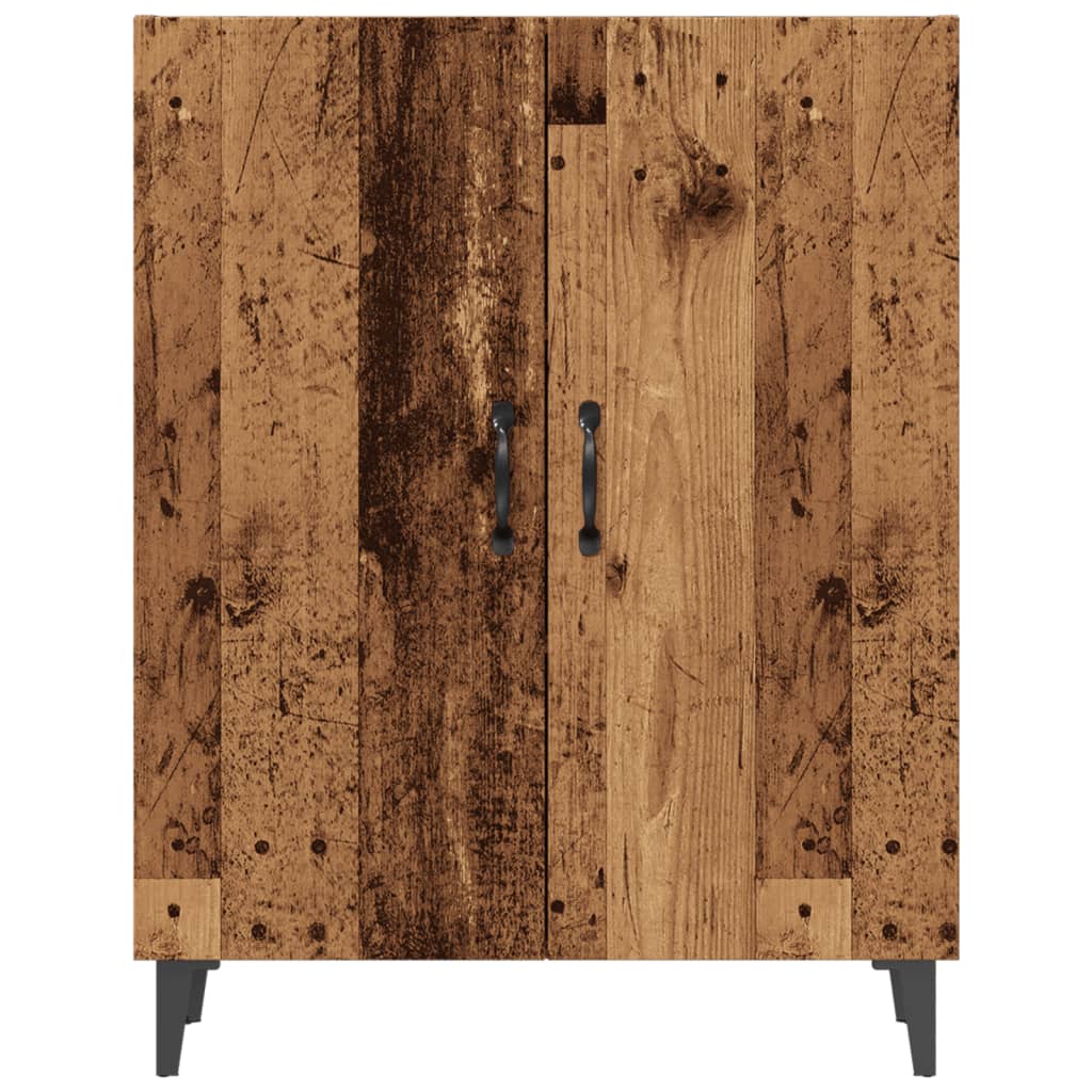 skab 70x34x90 cm konstrueret træ antikt træ