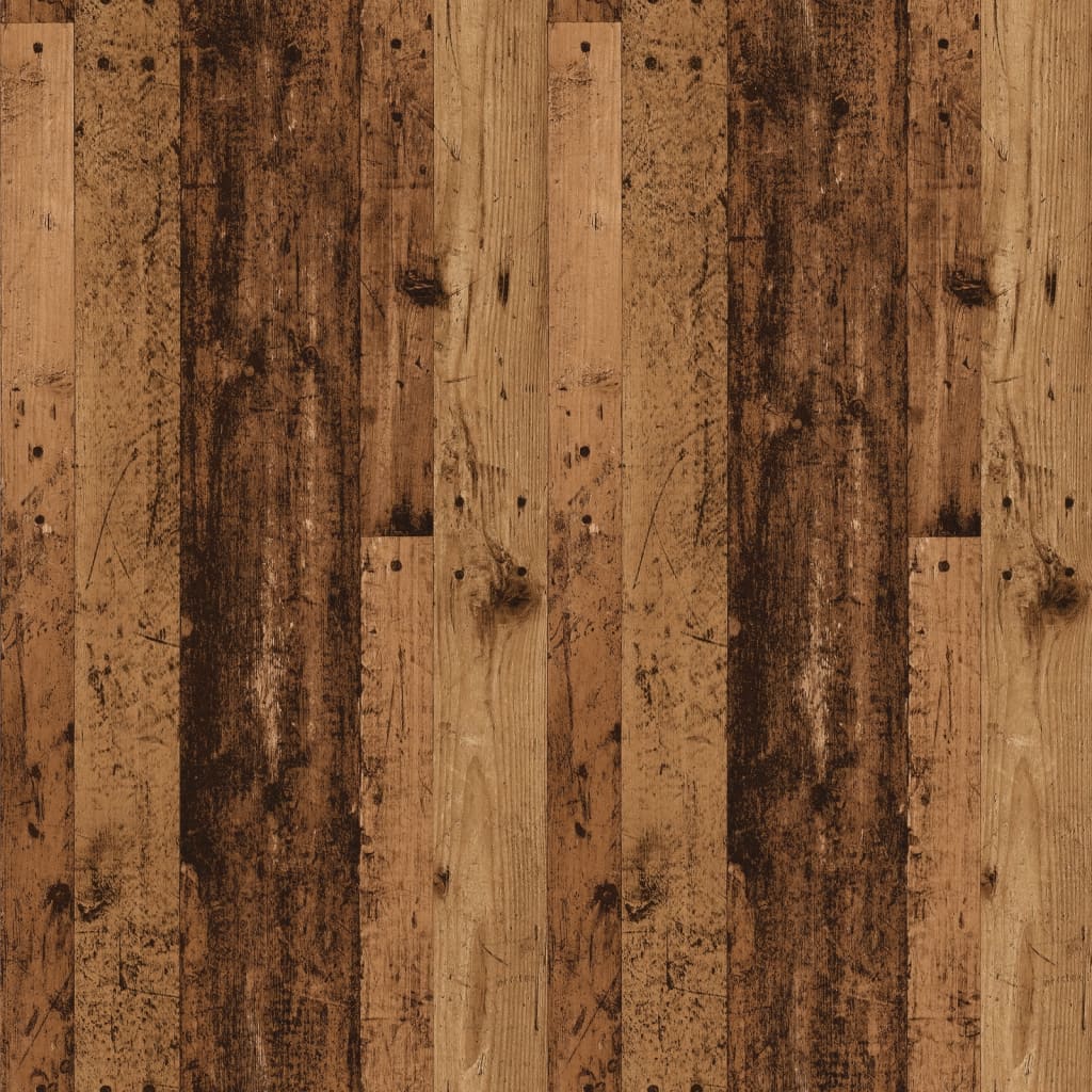 skænk 100x36x60 cm konstrueret træ gammelt træ-look