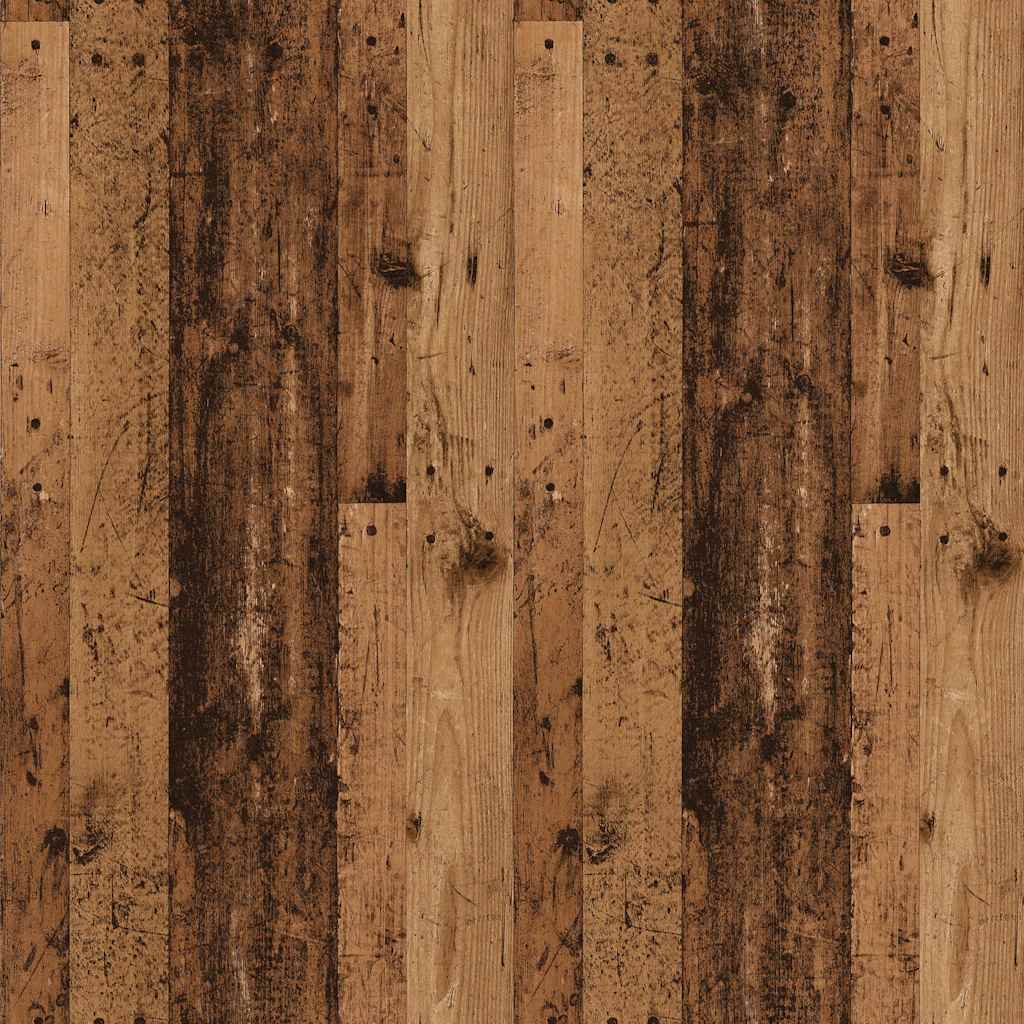 sofabord 101x49x52 cm konstrueret træ antikt træ