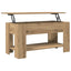 sofabord 101x49x52 cm konstrueret træ kunsteg