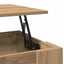 sofabord 101x49x52 cm konstrueret træ kunsteg