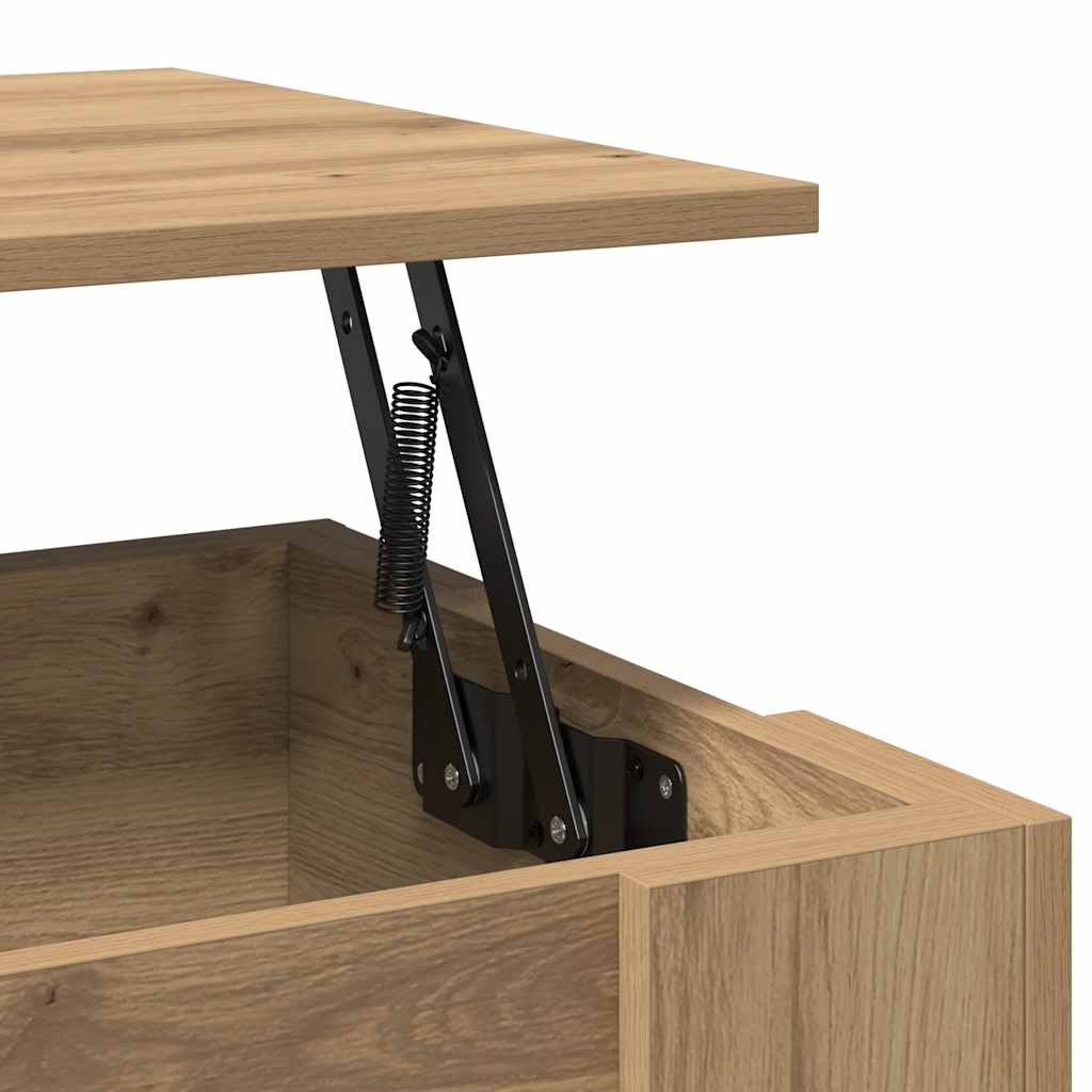 sofabord 101x49x52 cm konstrueret træ kunsteg