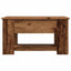 sofabord 79x49x41 cm konstrueret træ gammelt trælook