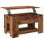 sofabord 79x49x41 cm konstrueret træ gammelt trælook